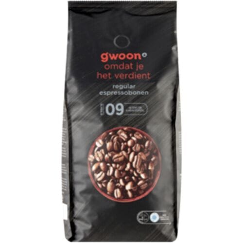 G'woon Regular Espresso Koffiebonen - 1000 g