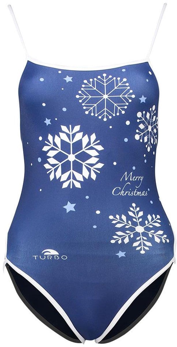 Turbo Snow Christmas Zwemkleding Blauw S Vrouw
