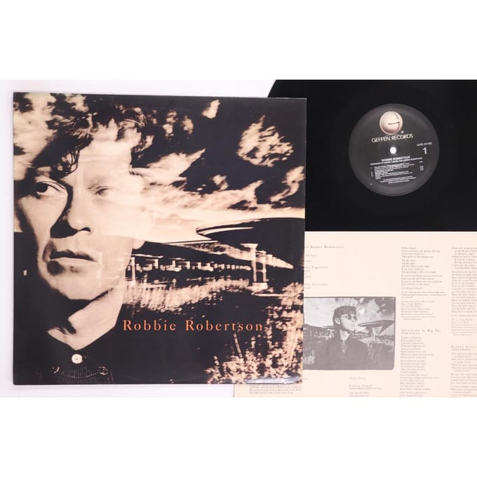 LP Plaat ROBBIE ROBERTSON Robbie Robertson GHS24160 GEFFEN 1987 VS Rock Gebruikt white