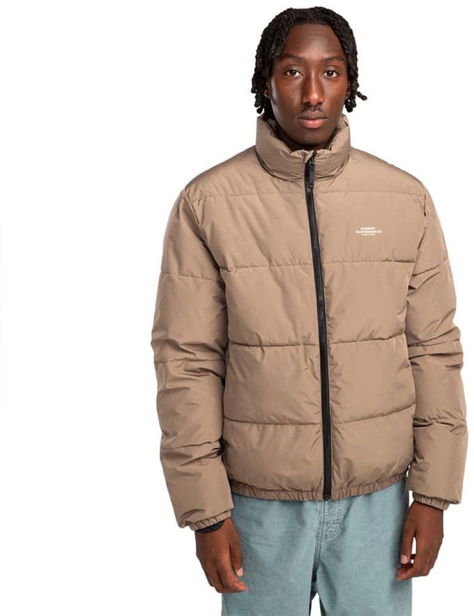Element Classic Puffa Jas Bruin M Man