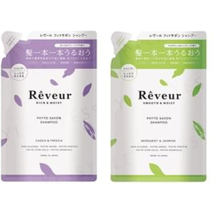 Reveur - Phyto Savon Shampoo Smooth & Moist - 400ml Refill