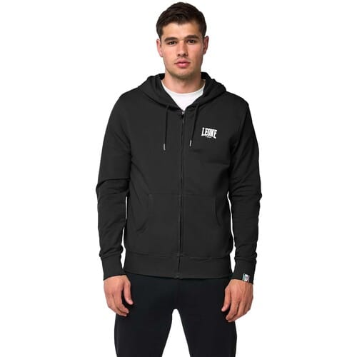 Fleece Jack Leone 1947 Man Hoody Full Zip Small Logo