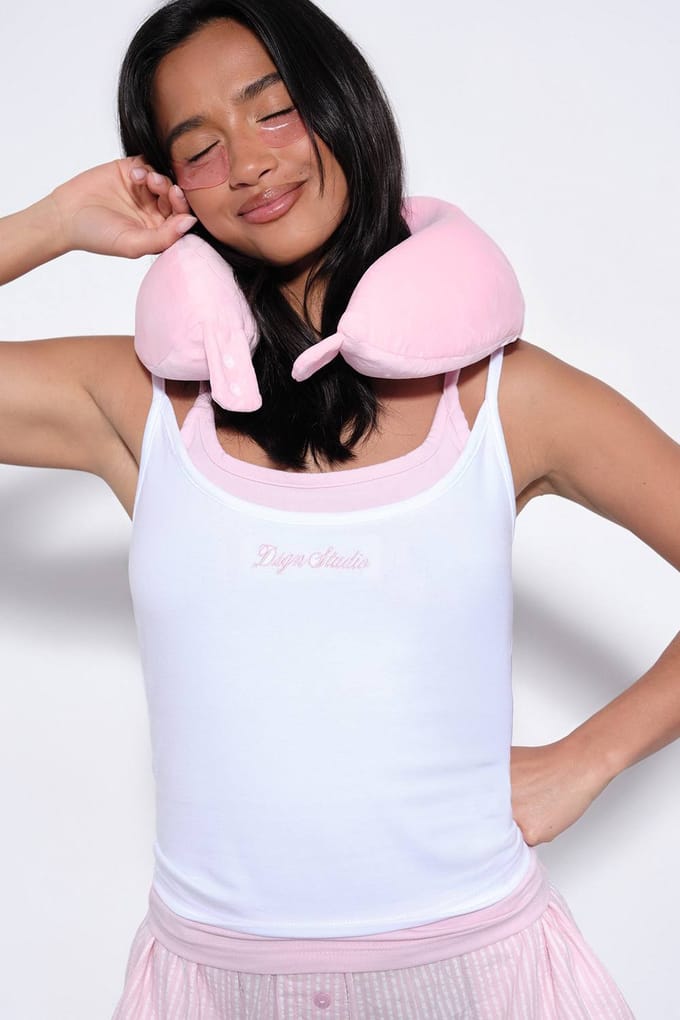 Dames Dsgn Studio Gelaagde Top Met Dubbele Laag En Bandjes | Wit | Maat: Small