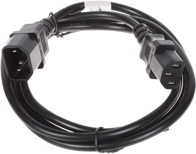 Lanberg - power extension cable - power IEC 60320 C13 to IEC 60320 C14 - 1.8 m