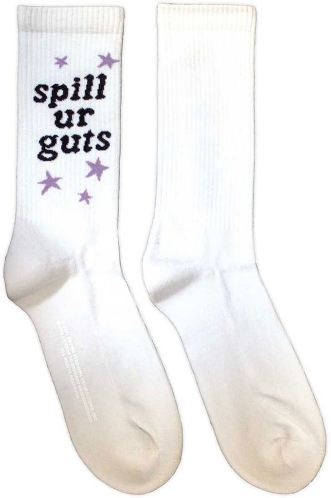 Olivia Rodrigo - Spill Your Guts Sokken - Wit