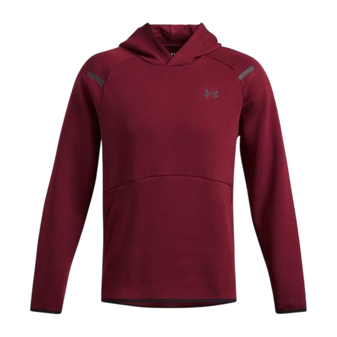 Under Armour Heren Essential Fleece Raglan Hoodie (Rood)