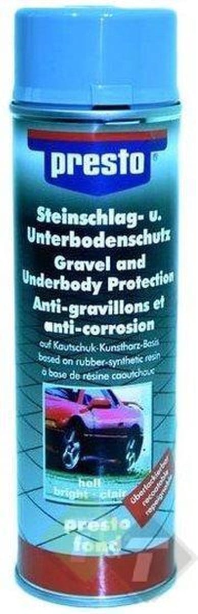 500 ml presto Steenslag grijs - unterbodemsutz - bodembeschermer voor voertuigen - beschermlaag