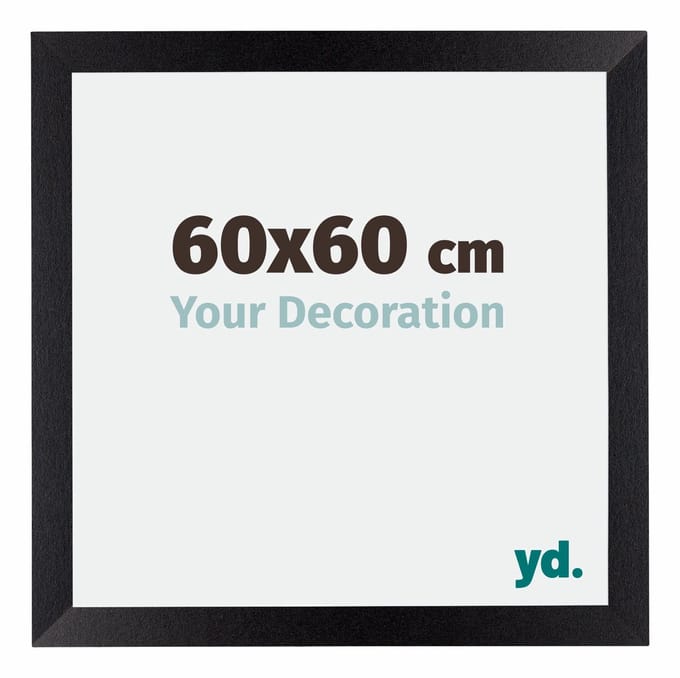 Your Decoration - Fotolijst 60x60 cm - MDF - Zwart Mat - Mura
