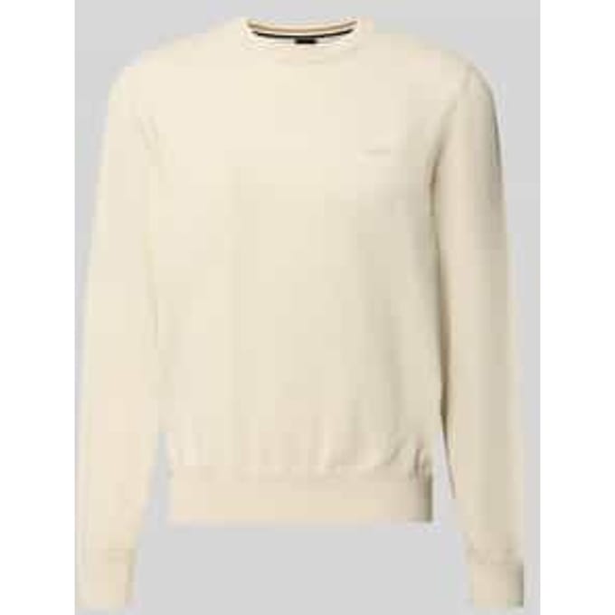 Regular fit gebreide pullover van puur katoen model 'UPCAS'