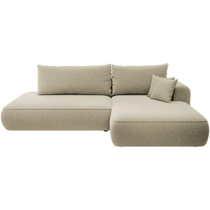 Hoekbank met slaapfunctie Fermizzi rechts chenille | Selsey Design
