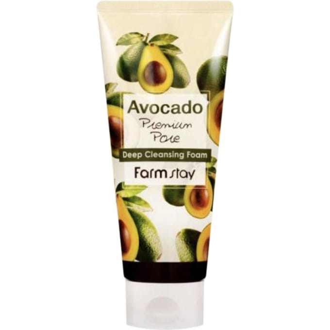 FARM STAY Avocado Premium Pore Deep Cleansing Foam 180ml (3 Opties) 1pcs beige