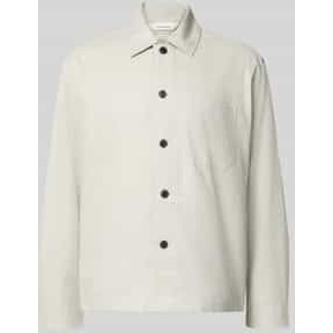 relaxed fit overshirt van puur katoen model 'HENRY'
