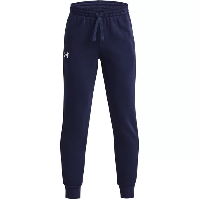 Under Armour UA Rival Fleece Joggers Unisex Sportbroek - Navy - Wit