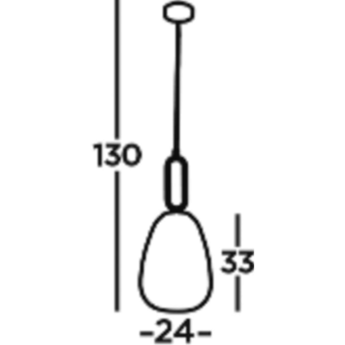 Searchlight Hanglamp Elixir, nikkelkleurig/helder, glas, Ø 24 cm, E27