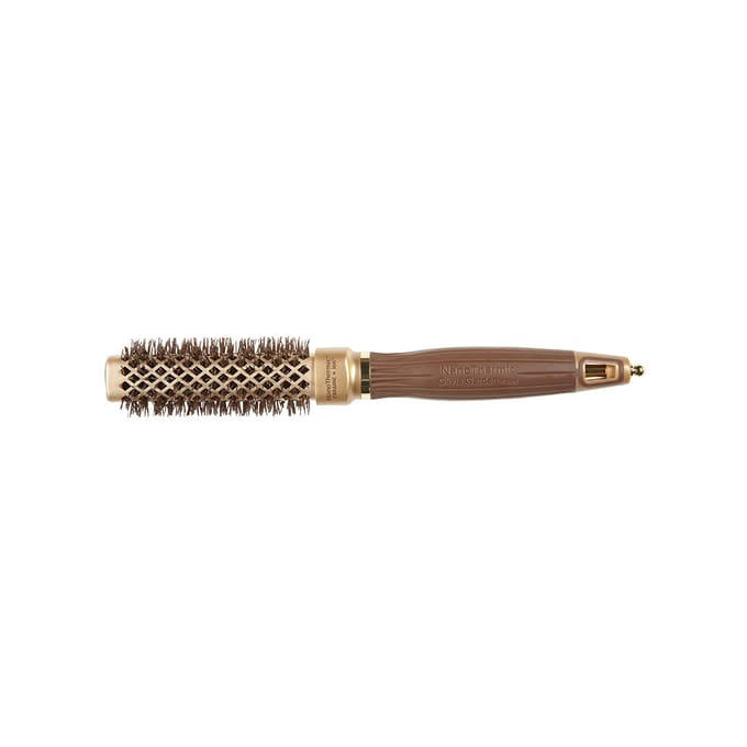Olivia Garden Expert Blowout Straight Wavy Föhnborstel Goud-Bruin
