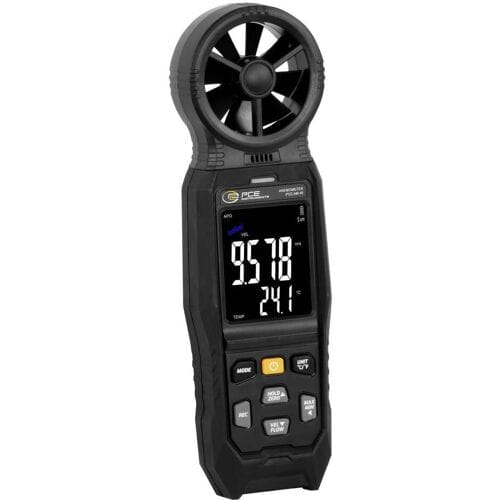 PCE Instruments PCE-AM 40 Windmeter 1 tot 162 km/h Met temperatuurmeting, Met USB-interface