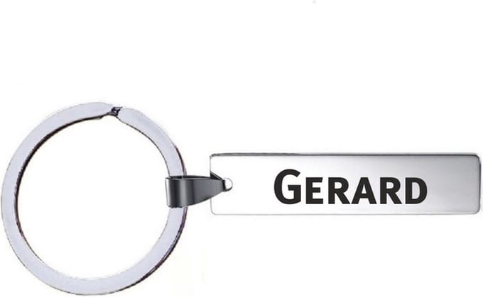 Sleutelhanger Met Naam - Gerard - RVS