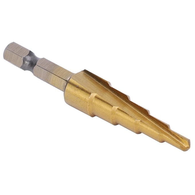 Foret étagé HSS Multi-trous Alésage conique Rainure droite Outils à main 4mm~12mm
