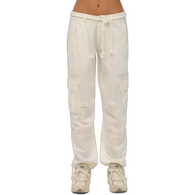 Superdry Lightweight Beach Cargobroek Wit 29 Vrouw