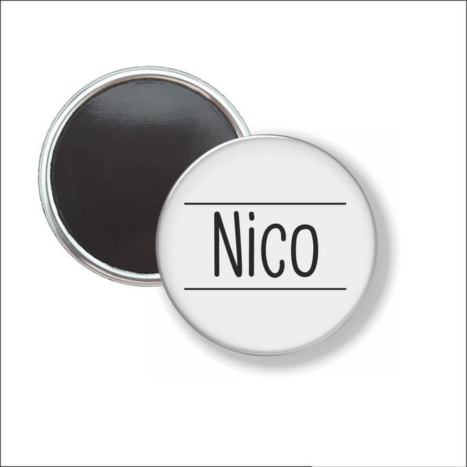 Button Met Magneet 58 MM - Nico - NIET VOOR KLEDING