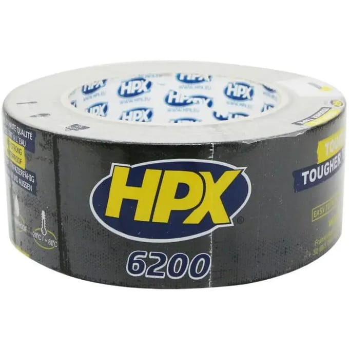 Pantsertape - zwart 48mm x 25m