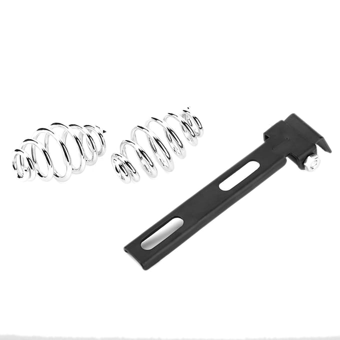 Ensemble Support et Ressorts de Selle de Moto en Acier Inoxydable pour Bobber white