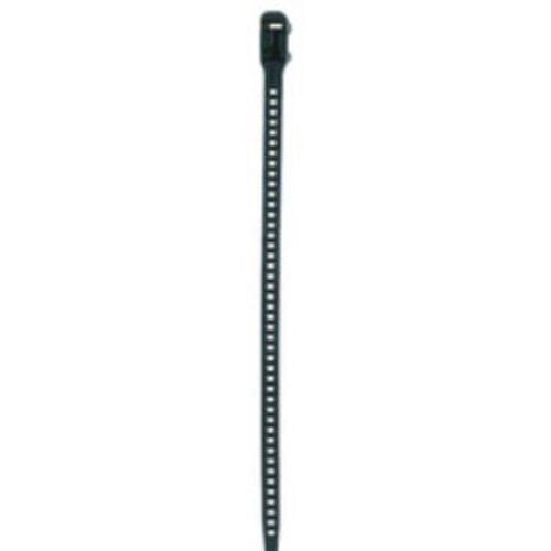 HellermannTyton 115-11270 SOFTFIX-M-TPU-BK-Y Kabelbinder 260 mm 11 mm Zwart Hersluitbaar, Zeer flexibel, Met terughaaloog 8 stuk(s)