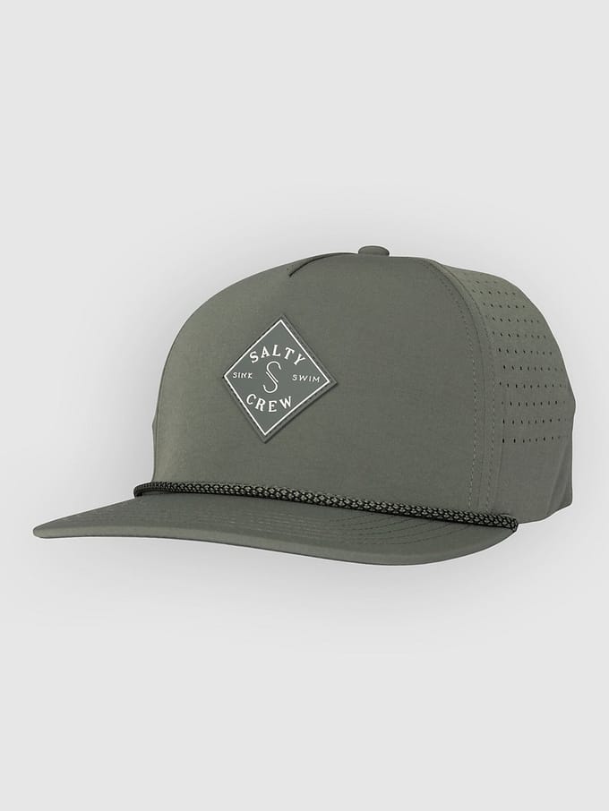 Salty Crew Long Range Snapback Pet Groen Man
