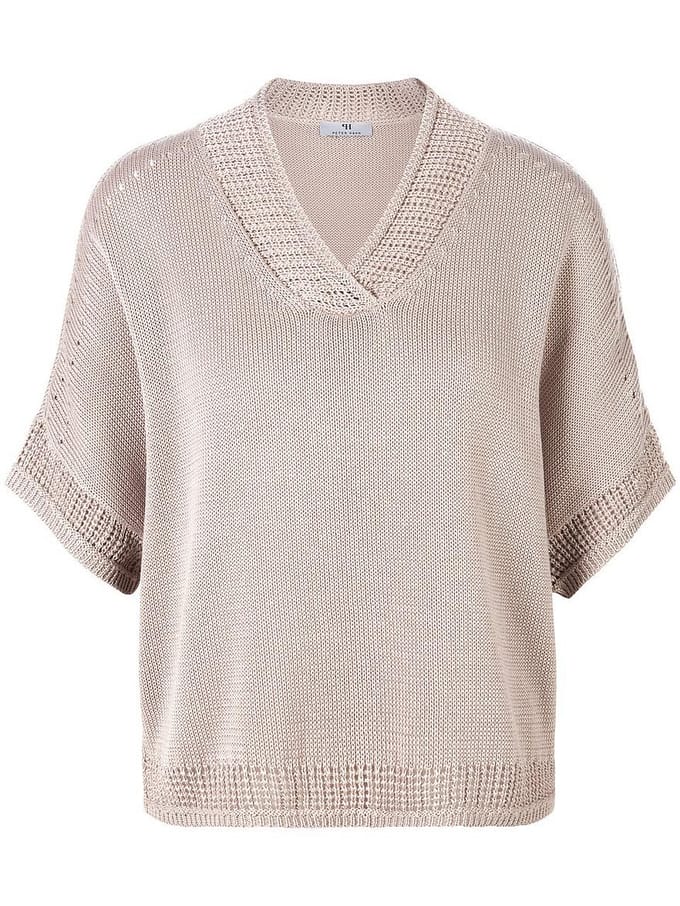 V-trui Van Peter Hahn beige