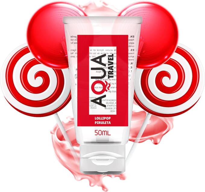 AQUA TRAVEL | Aqua Travel Lollipop Flavour Waterbased Lubricant - 50 ML