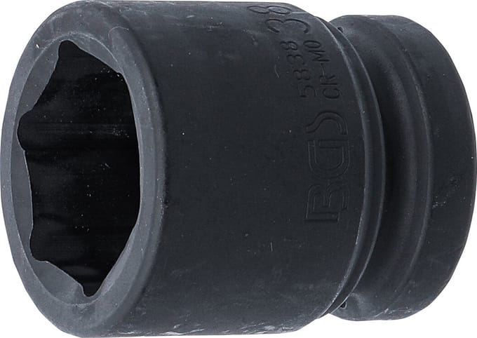 BGS Kracht dopsleuteldop zeskant 1 38 mm