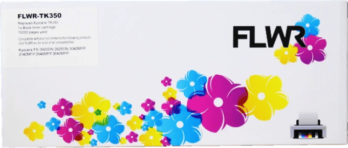 FLWR - Toner / TK-350 / Zwart - Geschikt voor Kyocera Mita
