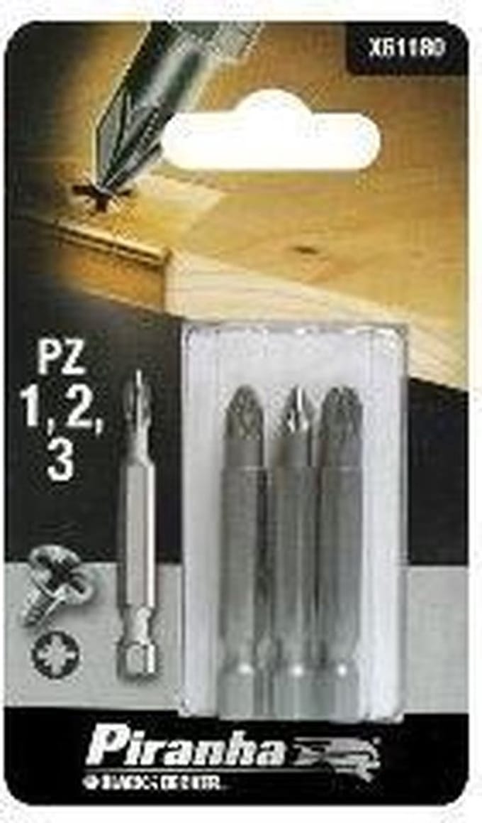 Piranha Pozidriv 1 - 2 - 3, 48mm X61180