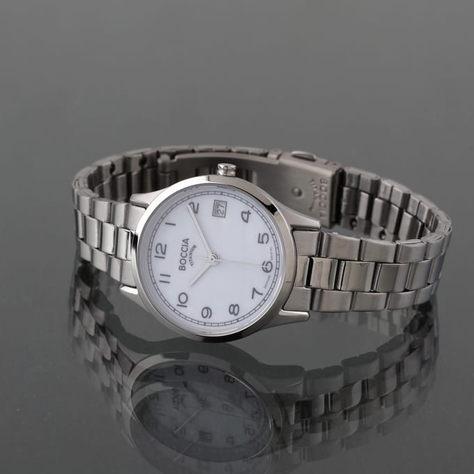 Boccia Titanium 3324.01 Dames Horloge 31 mm