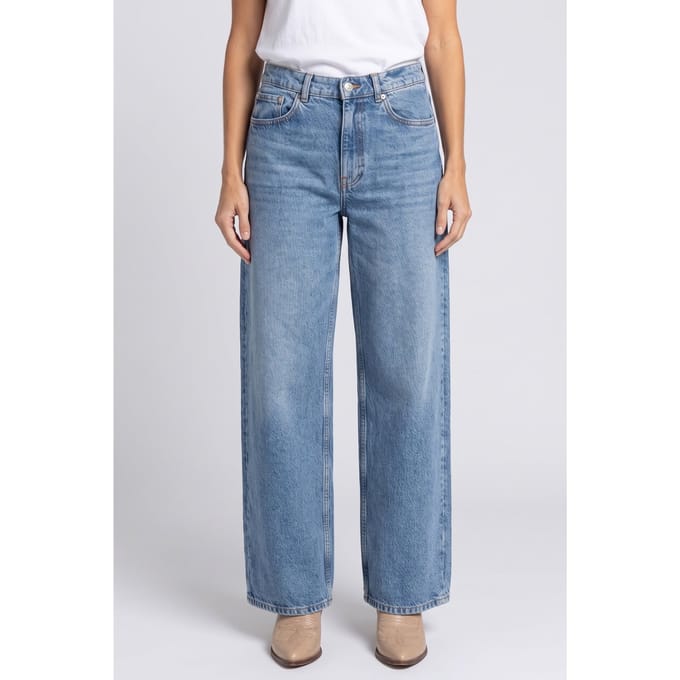 ARKET Cloud Wide Rigid Blue Taglia: W33 | Pantaloni Outlet | Donna | Blu