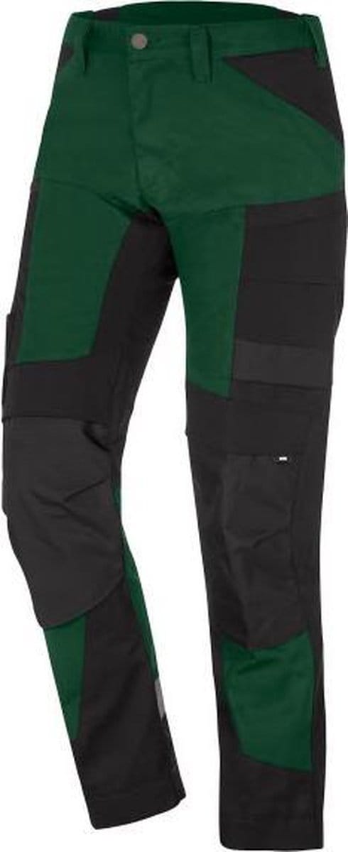 FHB LEO Werkbroek elastisch 122110 - Groen-Zwart - 90