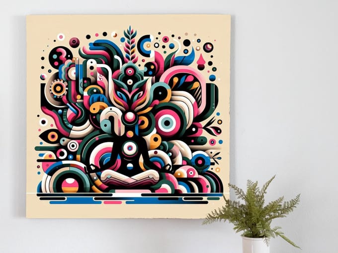 Kunstprint | Wanddecoratie | Canvas | 100 × 100 cm
