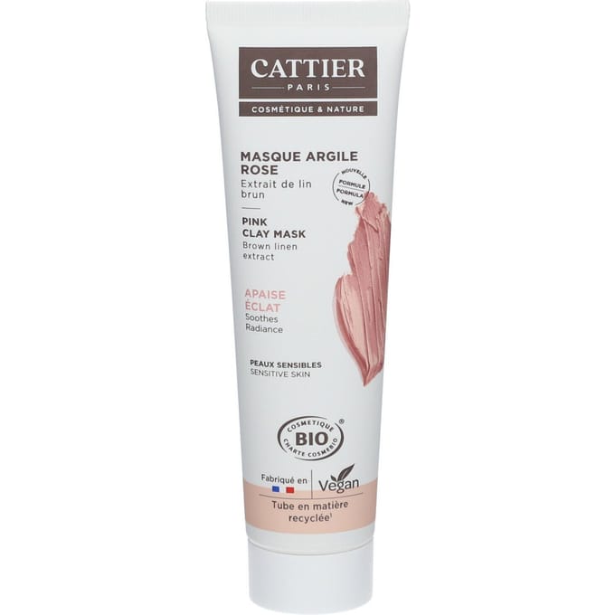 Cattier Pink Clay Mask 100 Gezichtsmasker
