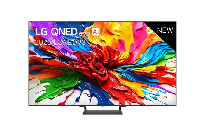 85 inch LG QNED evo AI QNED93 MiniLED 4k Smart TV 2025 - 85QNED93A6A