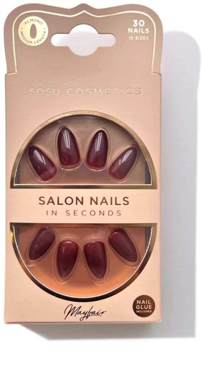 Sosu | Salon Nails Mayfair - incl. nailglue - 30 stuks