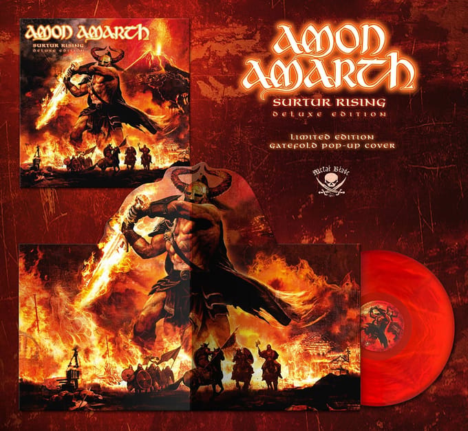 Amon Amarth LP - Surtur Rising - voor Geen - gekleurd