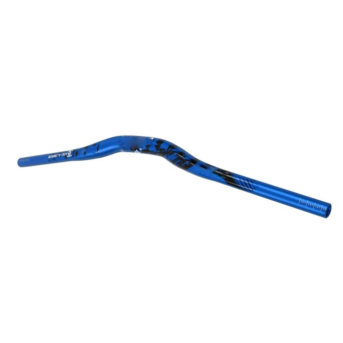 Guidon de vélo extra long en alliage d'aluminium 31,8 x 720 mm pour cyclisme Bleu blue