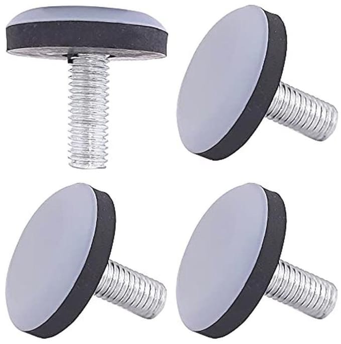 Meubelglijders met Schroefdraad - Teflon Glijders voor Meubels (4 Stuks)