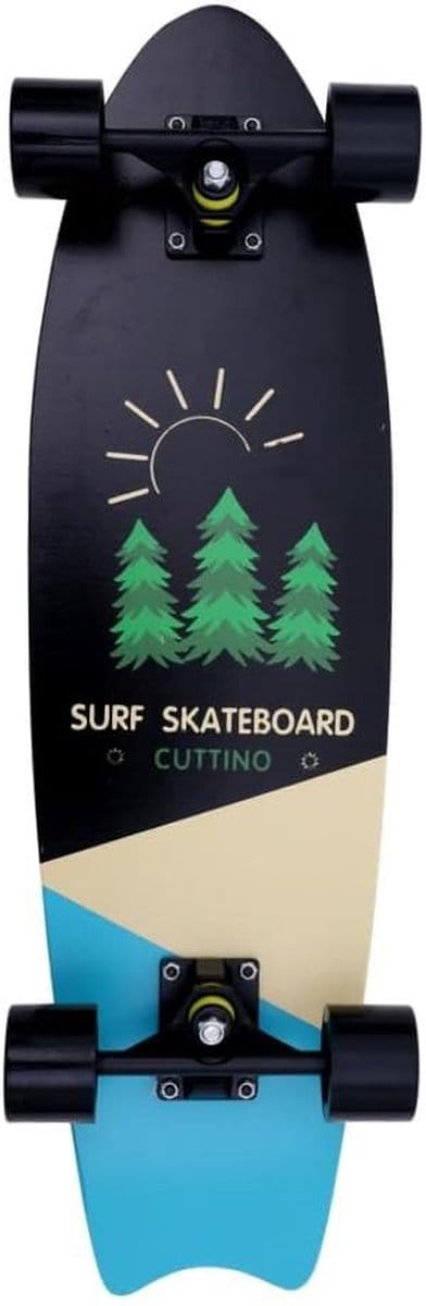 Cruiser skateboard - Carving board - Stadsvervoer - 8-laags esdoorn dek - 69 cm - Koper