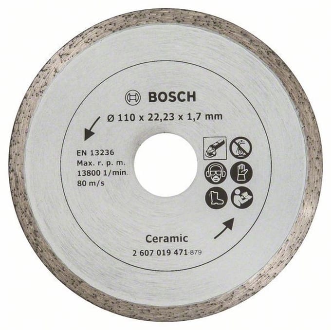 DIAMANTSCHIJF 110MM -  TEGELS