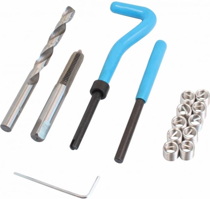 Draadreparatie set - Helicoil set - Tapset M8x1.25 - SATRA