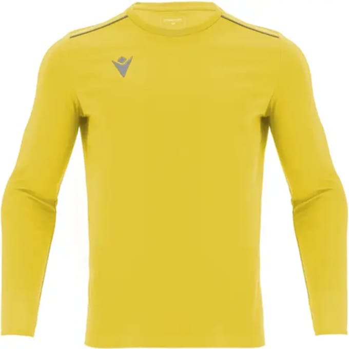 Macron Rigel Hero Voetbalshirt Lange Mouw Kinderen - Geel | Maat: 128