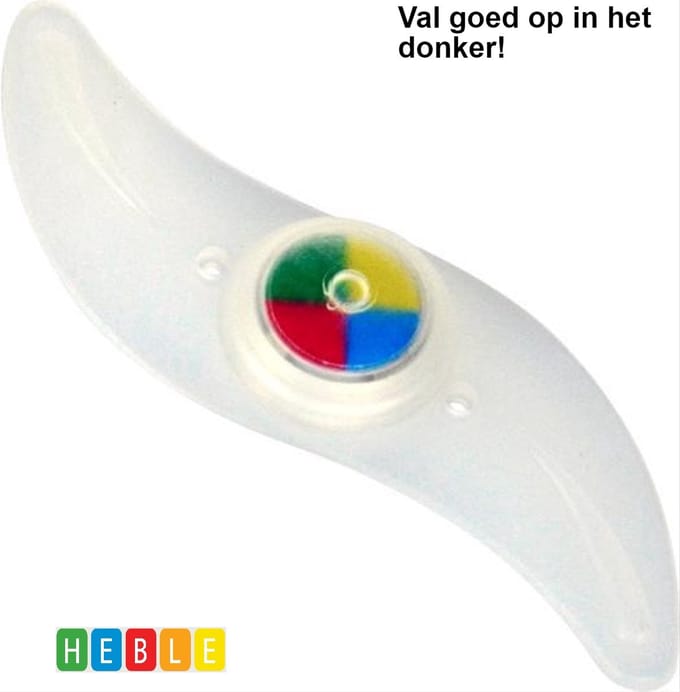 *** 6 x Spaakverlichting - 12 cm Multicolor - 6 StuksFietswiel Decoratie - van Heble® ***