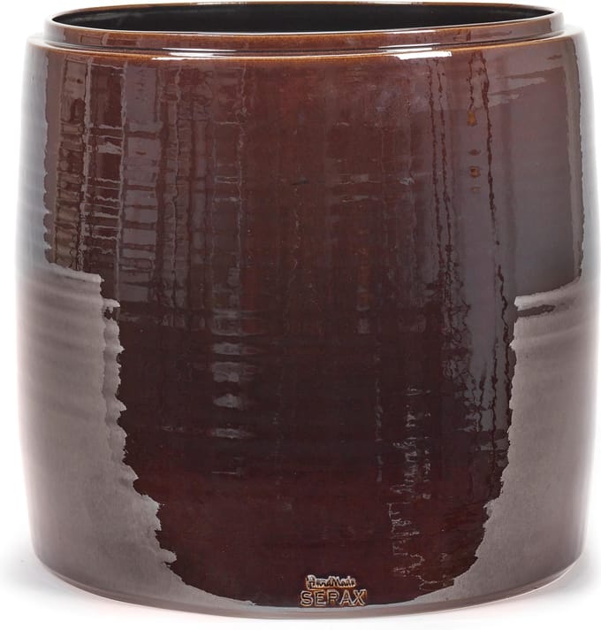 Serax Bloempot Bruin D 38 cm H 38 cm