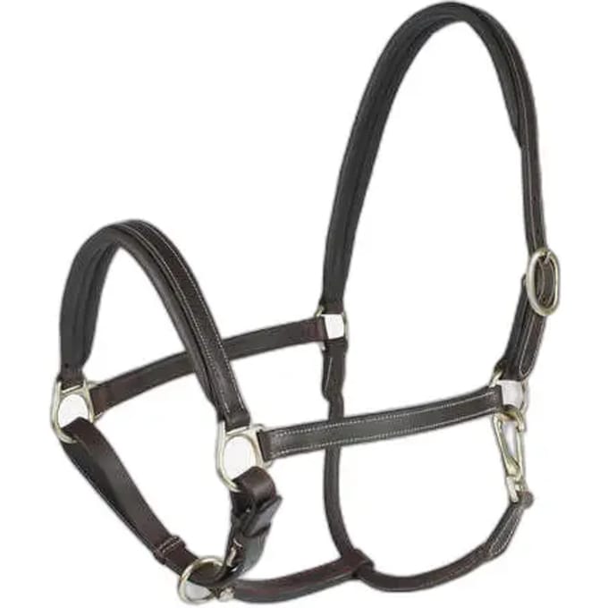 Horze Largo Leren Halster, Dark Brown, Pony
